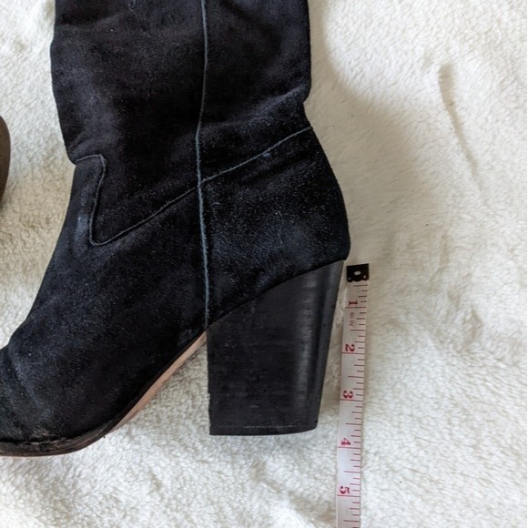 Cole Haan Black Suede Booties Size 9.5 - Picture 8 of 8